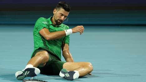 Diesmal geschlagen: Novak Djokovic