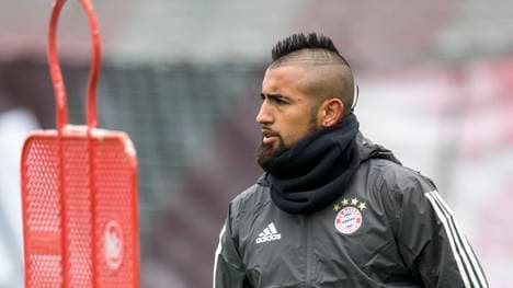 Arturo Vidal konnte wieder mit der Mannschaft trainieren
