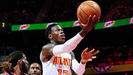 Dennis Schröder war mit 26 Punkten bester Werfer der Hawks