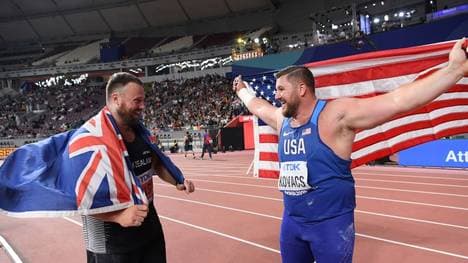 Joe Kovacs aus den USA gewinnt einen dramatischen Kugelstoß-Wettkampf