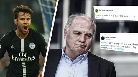 Juan Bernat erzielte die Führung für PSG in Neapel