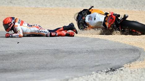 Marc Marquez fällt mit einem Mittelhandbruch aus