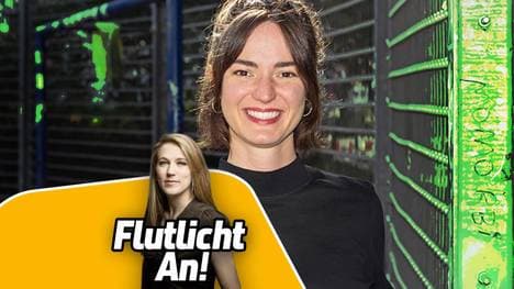 Mara Pfeiffer (v.) sprach für Flutlicht an! mit Solvejg Wolfers-Pommerenke
