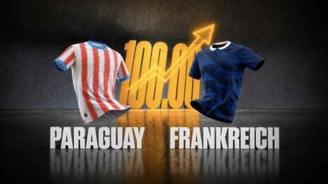 Quote 100,00 auf Frankreich vs Paraguay bei der WM 2026 | bwin Boost für Neukunden