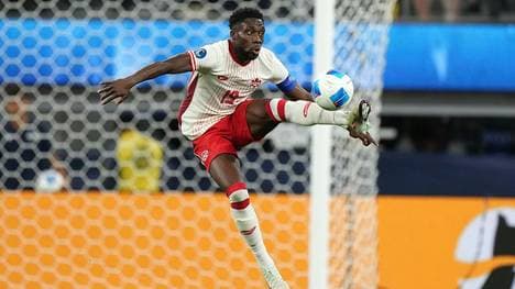 Veletzte sich im Nationaltrikot: Alphonso Davies 