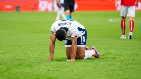 Jude Bellingham war gegen Dänemark kaum ein Faktor im Spiel der Engländer