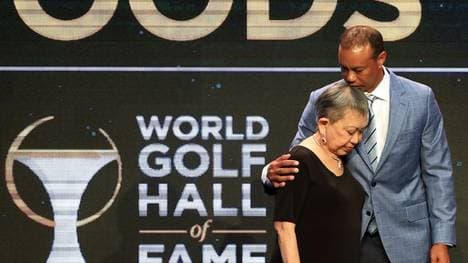 Tiger Woods mit seiner Mutter Kultida 