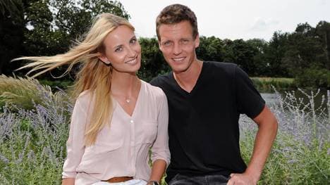 Tomas Berdych und Ester Satorova