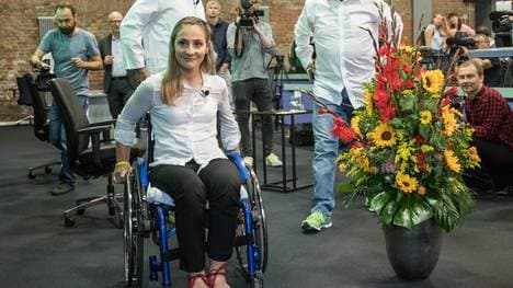 Kristina Vogel ist nach einem Unfall querschnittsgelähmt