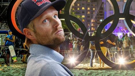 Julius Brink schaut skeptisch auf die vermeintlich grünen Spiele der Völkerverständigung