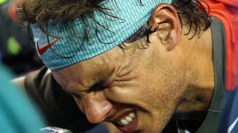 Immer wieder zwingt Rafal Nadals Körper ihn zum Aufgeben