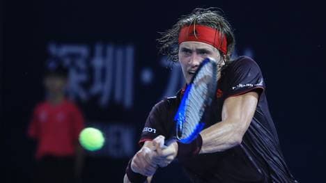 Alexander Zverev beim ATP-Turnier in Shenzen