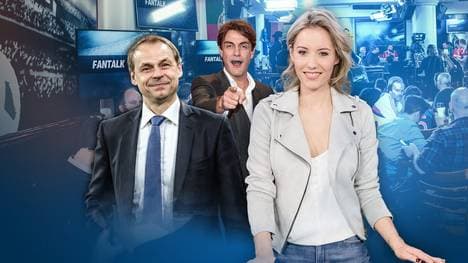 Olaf Thon (links) und Matze Knop im Fantalk