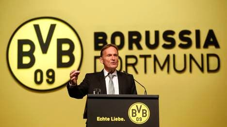 Geschäftsführer Hans-Joachim Watzke bei der Aktionärsversammlung des BVB