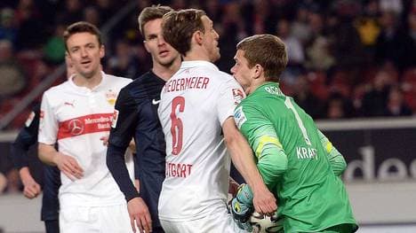 Thomas Kraft (r.) erlitt eine Gehirnerschütterung