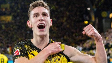 Nico Schlotterbecks Jubel nach dem 1:0 entsprach nicht ganz den Gepflogenheiten