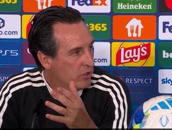 Kvicha Kvaratskhelia konnte mit einem Tor zum Sieg von PSG gegen Aston Villa im UEFA-Supercup beitragen. Unai Emery, der Coach von Aston Villa, lobt den Gegenspieler im Anschluss und räumt dem Flügelstar auch Chancen auf den diesjährigen Ballon d’Or ein.