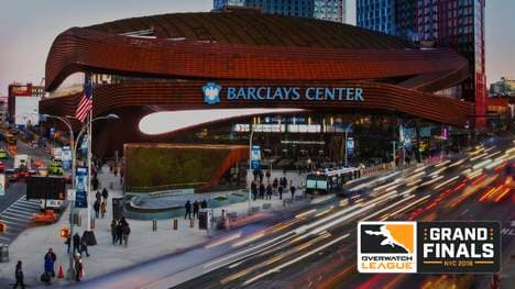 Paris tritt ab sofort in der Overwatch League an - London Spitfire gewann hier die erste Season im Barclays Center, New York
