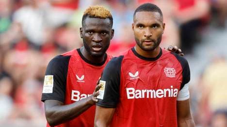 Victor Bonifcae (l.) und Jonathan Tah (r.)