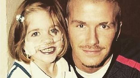 Kirsty Howard und David Beckham