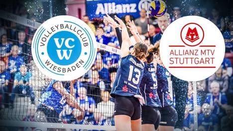 In der Volleyball-Bundesliga der Frauen duellieren sich am Sonntag Wiesbaden und Stuttgart