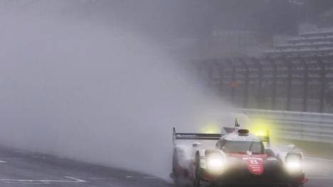 Die Bedingungen in zweiten Training waren alles andere als einfach