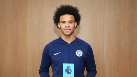 Leroy Sane is Awarded with the EA SPORTS Player of the Month for October