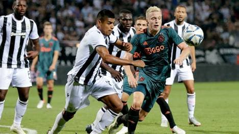Donny van de Beek und Ajax Amsterdam erreichten bei PAOK Saloniki nur ein Remis