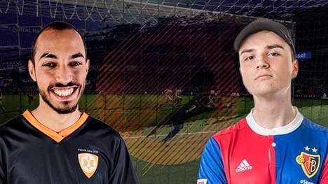 Mo_Aubameyang (links) glaubt an das Momentum, während Florian "Cody" Müller vom FC Basel anderer Meinung ist.