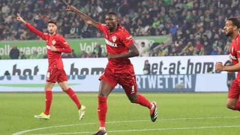 Serhou Guirassy erzielte gegen den VfL Wolfsburg einen Doppelpack