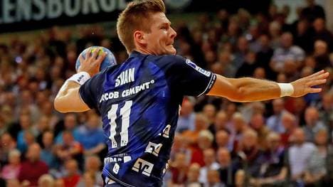 Rechtsaußen Lasse Svan spielt seit 2008 für Flensburg