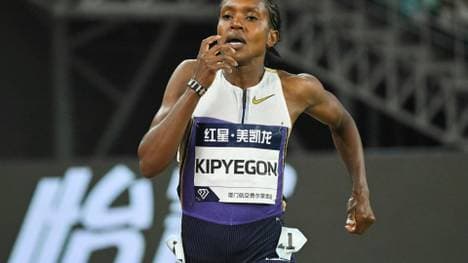 Schneller als bei ihrem Weltrekord: Faith Kipyegon