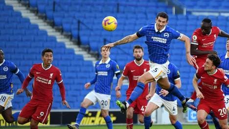 Der FC Liverpool holt nur einen Punkt gegen Brighton