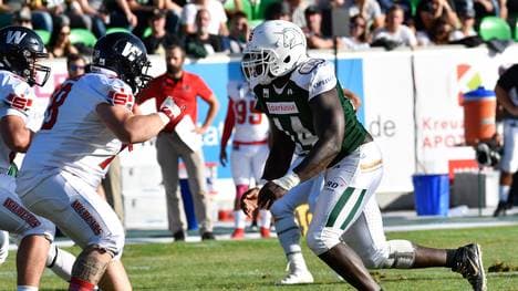 David Bada (r.) spielte früher bei den Schwäbisch Hall Unicorns 