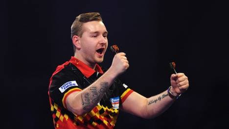 Dimitri Van den Bergh hat beim Grand Slam of Darts einen neuen Average-Rekord aufgestellt