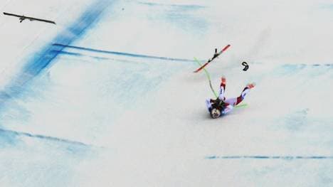 Marc Gisin kam in Gröden zu Fall