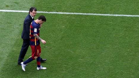 Lionel Messi fehlt dem FC Barcelona bis zu acht Wochen