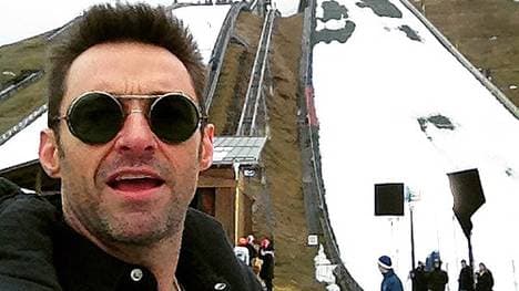 Hugh Jackman grüßt seine Fans derzeit aus Tirol.