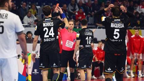 Alex Dujshebaev sah beim spanischen EM-Aus Rot