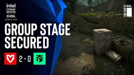 MOUZ hat bei der IEM Katowice die Gruppenphase erreicht