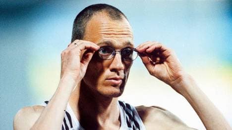 Dieter Baumann bei der Leichtathletik-WM 1997