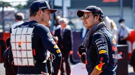 Max Verstappen und Sergio Pérez
