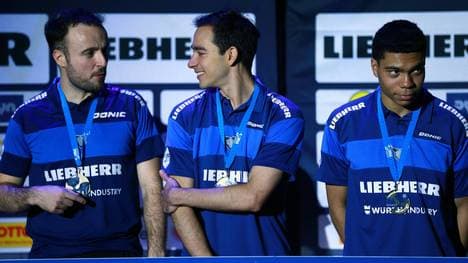 Gauzy (l.) und Calderano (m.) verlassen Ochsenhausen