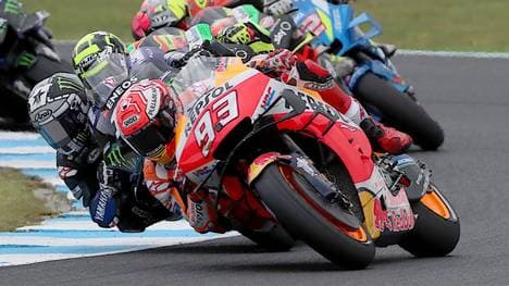 MotoGP-Weltmeister Marc Márquez (#93) war auch in Australien nicht zu schlagen