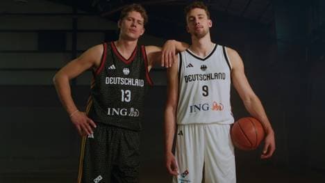 Künftig in adidas: Moritz (l.) und Franz Wagner