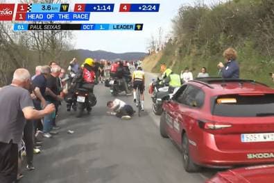 Schreckmoment mit Zuschauer