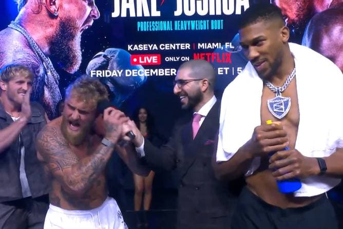 "Hühnerbeine!": Jake Paul mit Ansage an Joshua