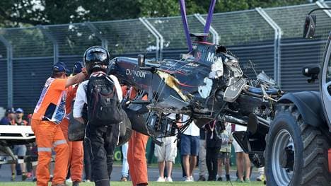 McLaren-Pilot Fernando Alonso hatte in Australien Glück im Unglück