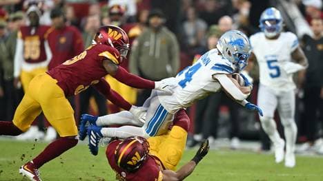 St. Brown war zu agil für den Gegner