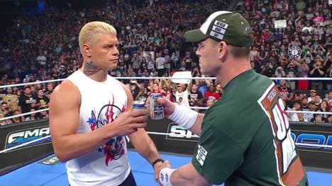 Cody Rhodes und John Cena scheinen ihre Feindschaft plötzlich begraben zu haben